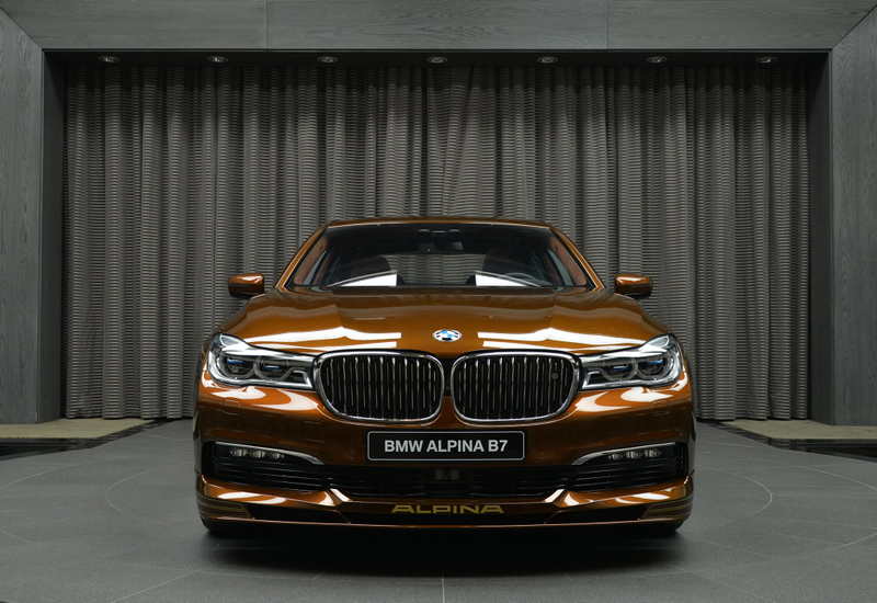 Illustration for article titled Custom New BMW Alpina B7 Is Offensively Brown And Extremely Pretty